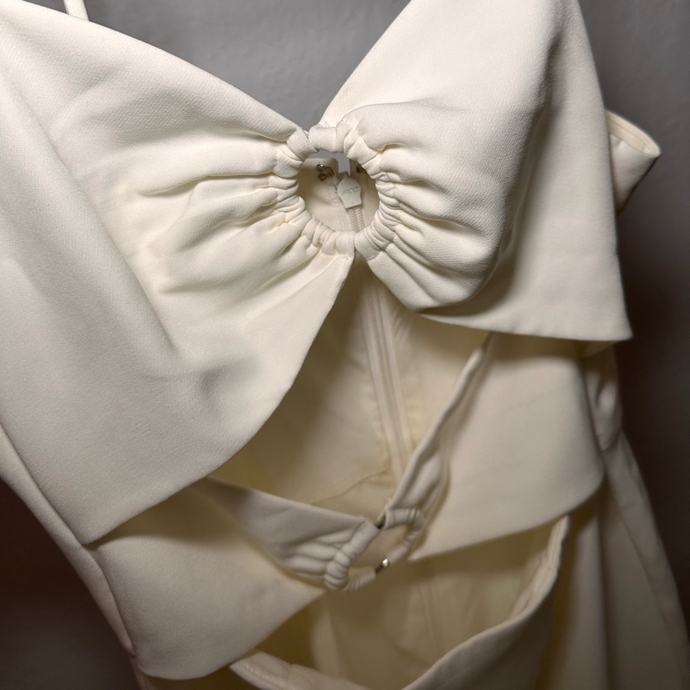 Gianni Bini White Midi Dress - Picture 4 of 10